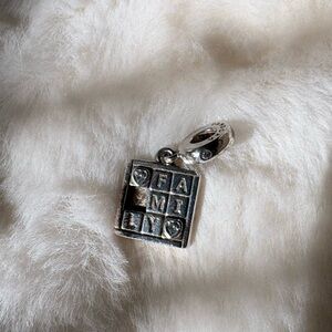 PANDORA authentic RARE Family Game Night Dangle Charm 797626CZ Hanging unique CZ